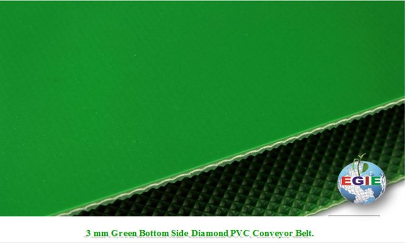PVC 3mm Green Bottom Side Daimond.