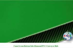 PVC 3mm Green Bottom Side Daimond.